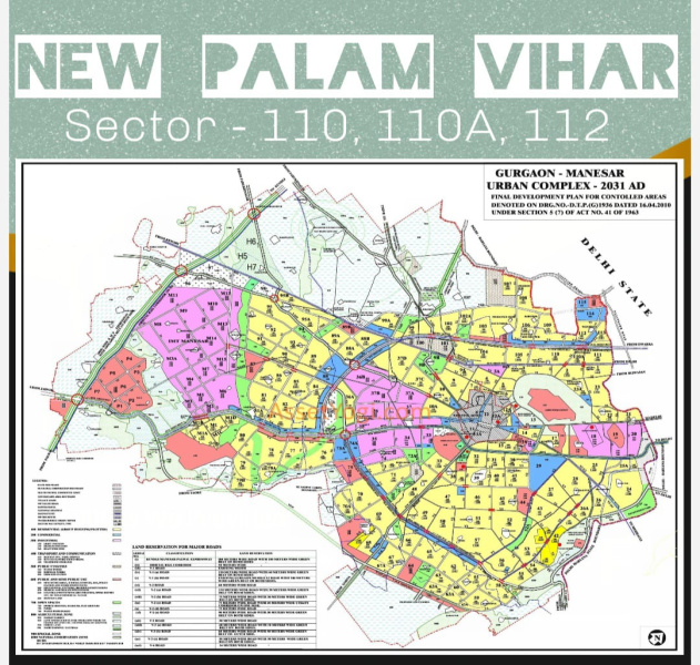  Residential Plot 155 Sq. Yards for Sale in New Palam Vihar, Gurgaon