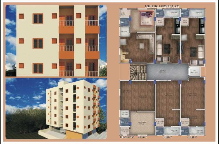 1 BHK Apartment 580 Sq.ft. for Sale in Chalthan, Surat