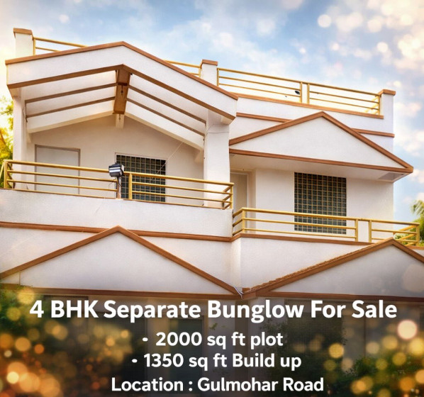 4.5 BHK 1375 Sq.ft. House for Sale in Savedi Gulmohar Road, Ahmednagar