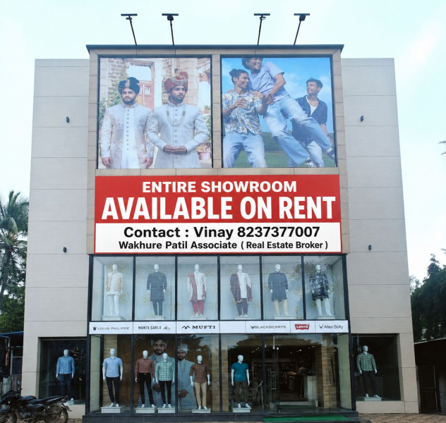  6500 Sq.ft. Showroom for Rent in Ahilyanagar, Ahmednagar