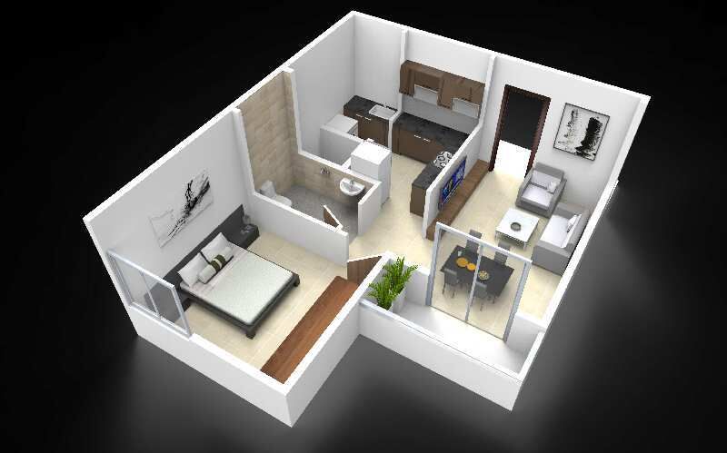 1 BHK Apartment 645 Sq.ft. for Sale in Chandapura, Anekal Road, Bangalore