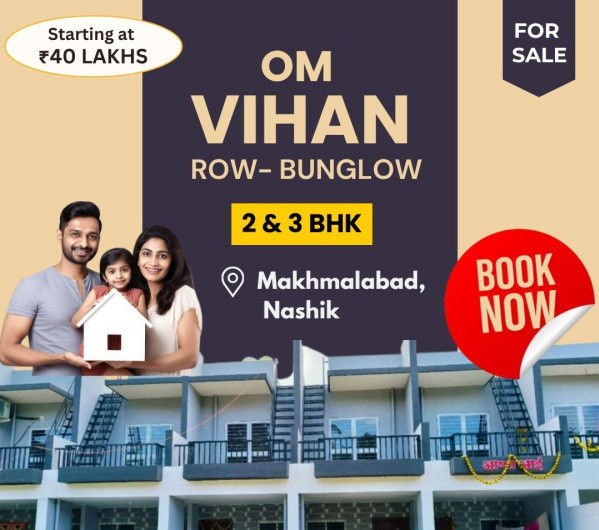 2 BHK 932 Sq.ft. House for Sale in Makhmalabad, Nashik