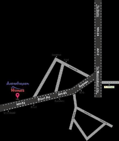 Residential Plot 753 Sq.ft. for Sale in Bilari, Moradabad
