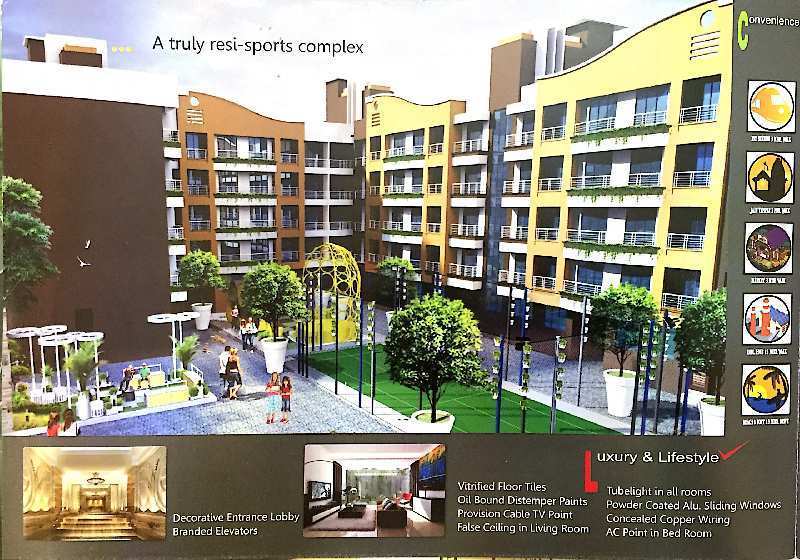 1 BHK Apartment 640 Sq.ft. for Rent in Yashvant Srushti, Boisar West, Palghar