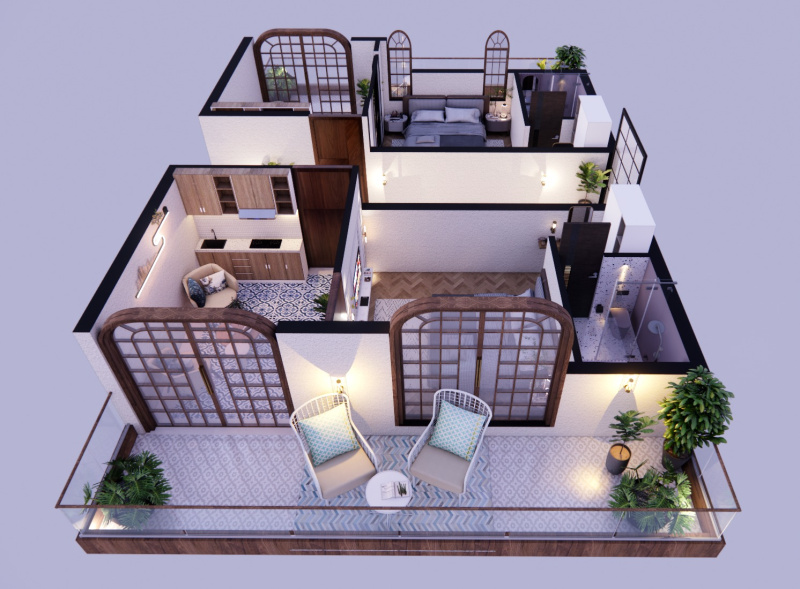 1 BHK 470 Sq.ft. Apartment for Sale in Narendra Nagar, Rishikesh