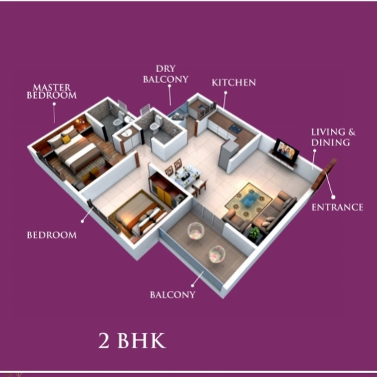 2 BHK Builder Floor 1050 Sq.ft. for Sale in Balewadi, Pune