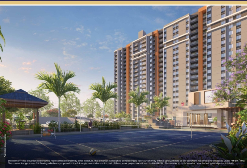 2 BHK Builder Floor 1071 Sq.ft. for Sale in Baner Annexe, Pune