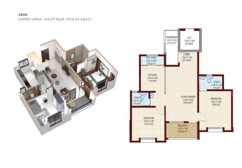 2 BHK Builder Floor 1012 Sq.ft. for Sale in Baner, Pune