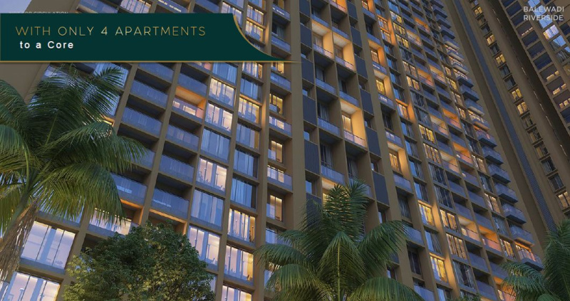 3 BHK Apartment 1070 Sq.ft. for Sale in Balewadi, Pune
