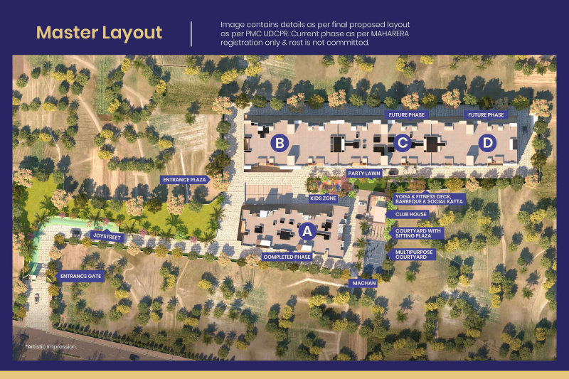 3 BHK Apartment 927 Sq.ft. for Sale in Sus, Pune
