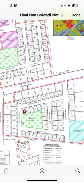  Residential Plot 2000 Sq.ft. for Sale in Golwadi, Aurangabad