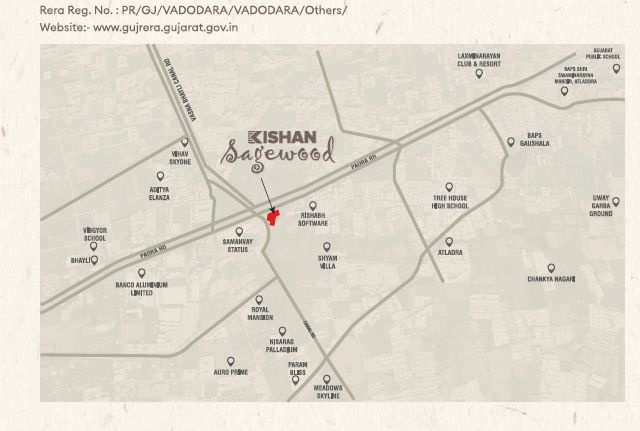 4 BHK 1393 Sq.ft. Villa for Sale in Atladra, Vadodara