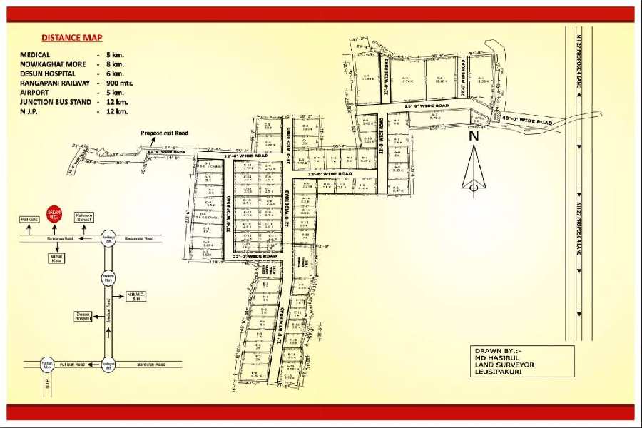 Residential Plot 2160 Sq.ft. for Sale in Ranidanga, Siliguri