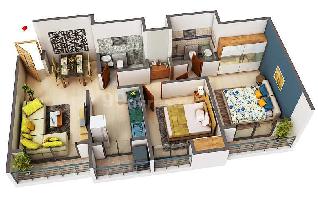 2 BHK Flat for Sale in Ramdev Park, Mira Road East, Mumbai