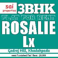 3 BHK Flat for Rent in Khadakpada, Kalyan West, Thane