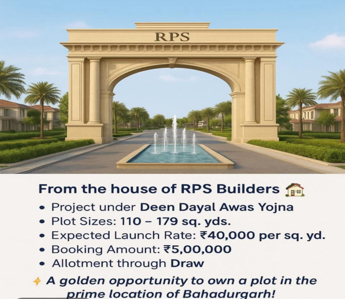  100 Sq. Yards Residential Plot for Rent in Sector 29 Bahadurgarh