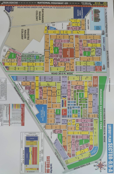  502 Sq. Yards Residential Plot for Sale in Sector 9A Bahadurgarh