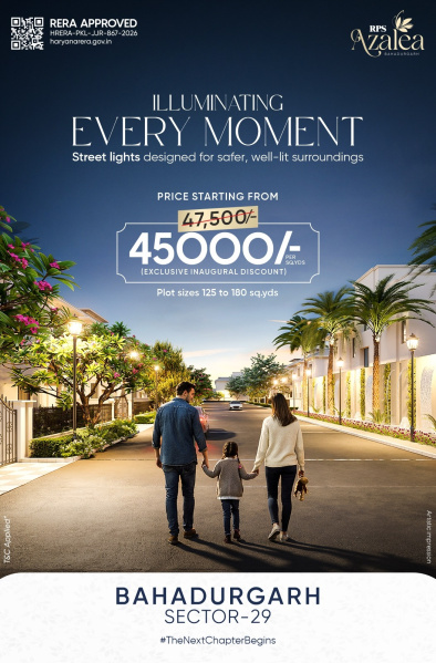  100 Sq. Yards Residential Plot for Sale in Sector 29 Bahadurgarh