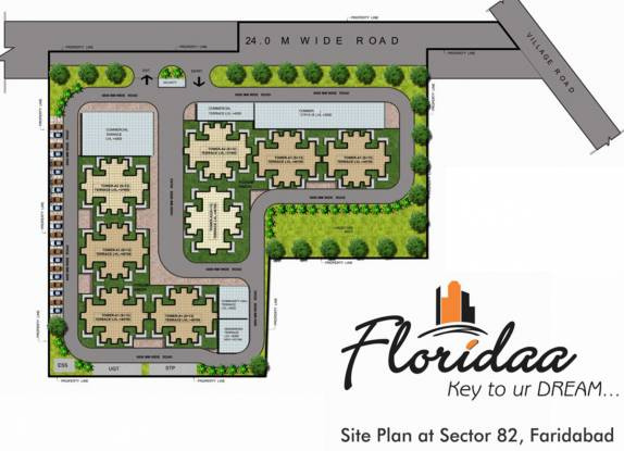 2 BHK Apartment 504 Sq.ft. for Sale in Sector 82 Faridabad