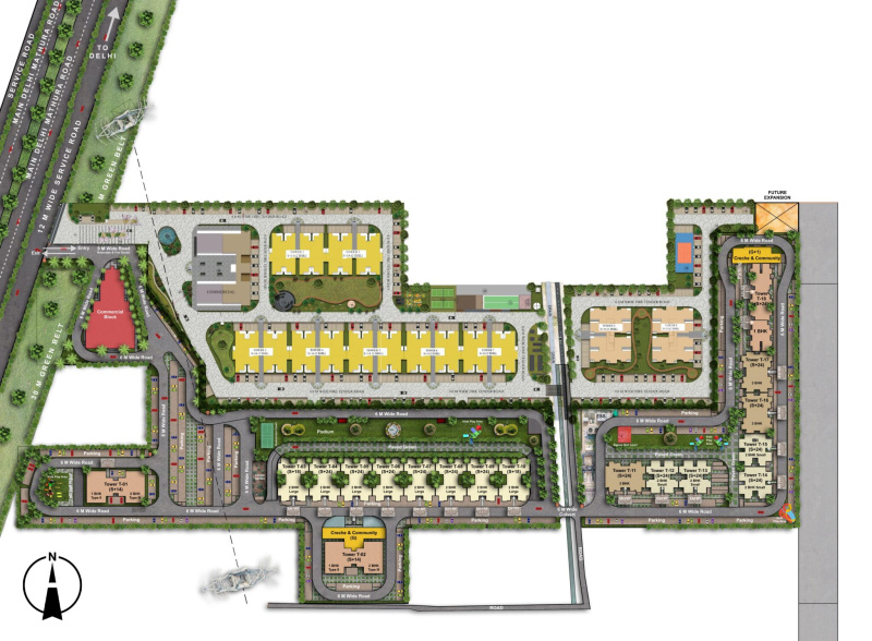 1 BHK Apartment 453 Sq.ft. for Sale in Sector 143 Faridabad
