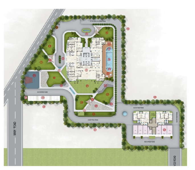 4.5 BHK Apartment 1897 Sq.ft. for Sale in Sector 84 Faridabad