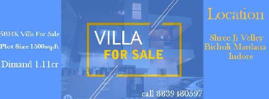 5 BHK Villa for Sale in Bicholi Mardana, Indore
