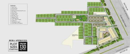  158 Sq. Yards Residential Plot for Sale in Sector 93 Gurgaon