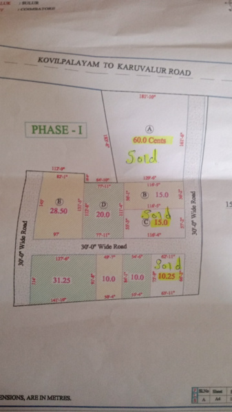 Agricultural Land 30 Cent for Sale in Vagarayampalayam, Coimbatore