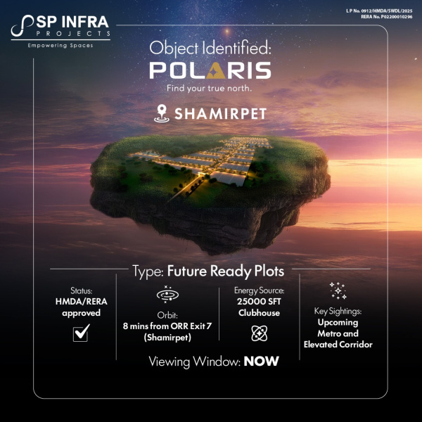  200 Sq. Yards Residential Plot for Sale in Shamirpet, Hyderabad