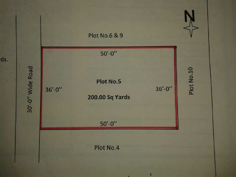  Residential Plot 200 Sq. Yards for Sale in Adikmet, Hyderabad