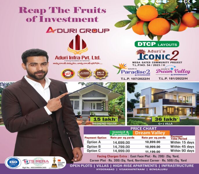  Residential Plot 165 Sq. Yards for Sale in Shadnagar, Hyderabad