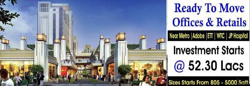  Office Space 805 Sq.ft. for Sale in Sector 132 Noida