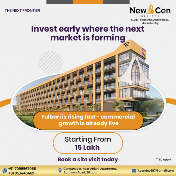  400 Sq.ft. Commercial Shop for Sale in Fulbari, Siliguri