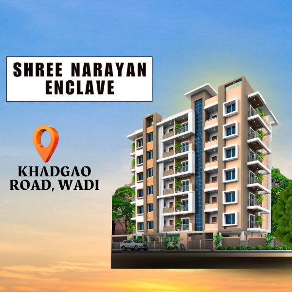2 BHK Apartment 1007 Sq.ft. for Sale in Wadi, Nagpur