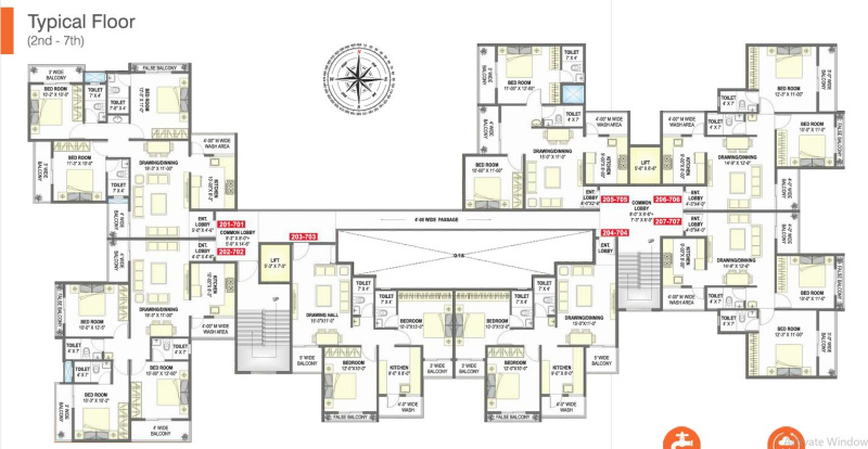 2 BHK 1029 Sq.ft. Apartment for Sale in Besa Pipla Road, Nagpur