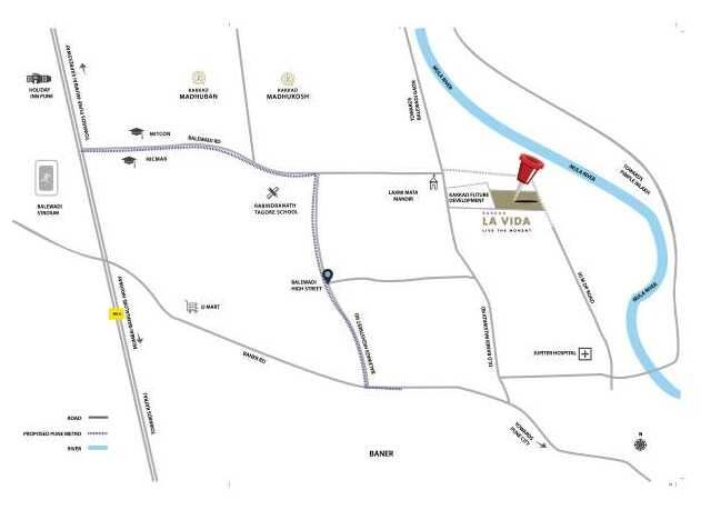 2 BHK Apartment 1138 Sq.ft. for Sale in Balewadi, Pune