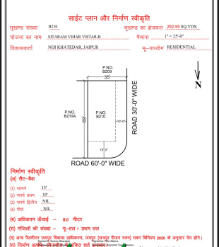  Residential Plot for Sale in Patrakar Colony, Jaipur