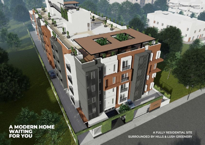 3 BHK 1535 Sq.ft. Apartment for Sale in PN Pudur, Coimbatore