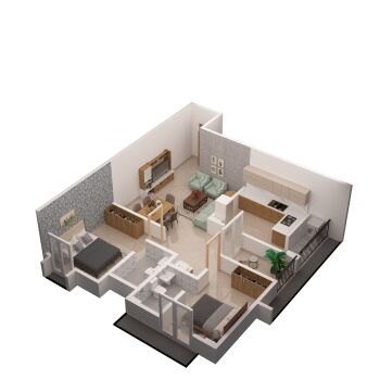 2 BHK Flat for Sale in Edappally, Ernakulam