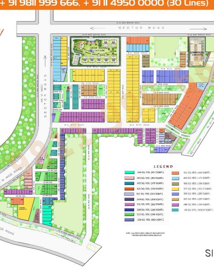  Residential Plot 240 Sq. Yards for Sale in Sector 7, Dharuhera