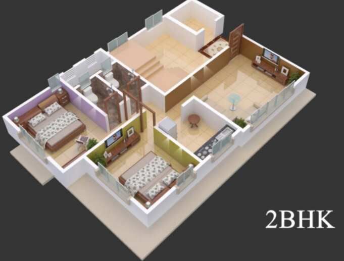 1 BHK Apartment 615 Sq.ft. for Sale in Mulund West, Mumbai