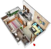 1 BHK Flat for Sale in NH 91 Highway, Ghaziabad