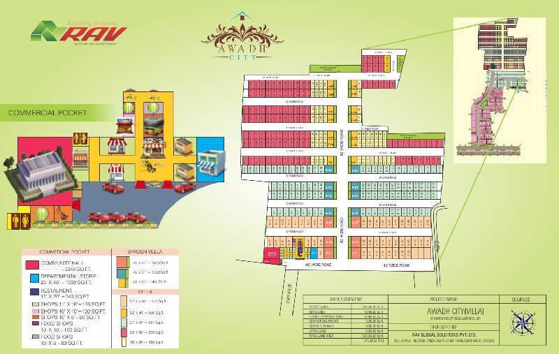  Residential Plot 1302 Sq.ft. for Sale in Deva Road, Lucknow