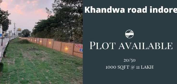 Residential Plot 1000 Sq.ft. for Sale in Bardari, Indore