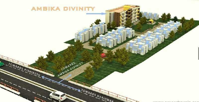 1 BHK Apartment 737 Sq.ft. for Sale in Bhupatwala, Haridwar