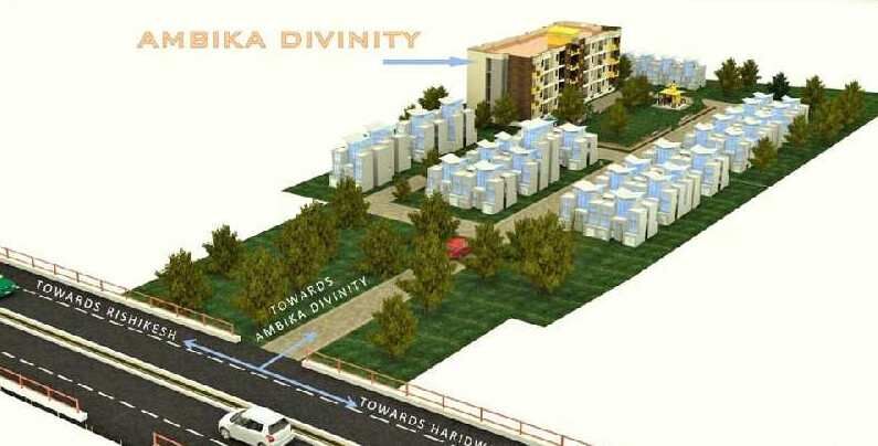 1 BHK Apartment 845 Sq.ft. for Sale in Bhupatwala, Haridwar