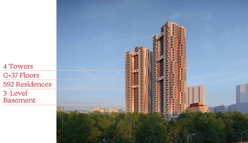 3 BHK 2860 Sq.ft. Apartment for Sale in Financial District, Nanakramguda, Hyderabad