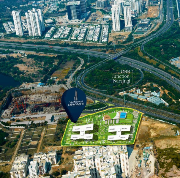 4 BHK 5350 Sq.ft. Apartment for Sale in Narsingi, Hyderabad