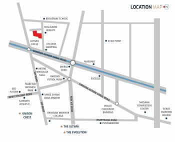 4 BHK Flat for Sale in Althan, Surat
