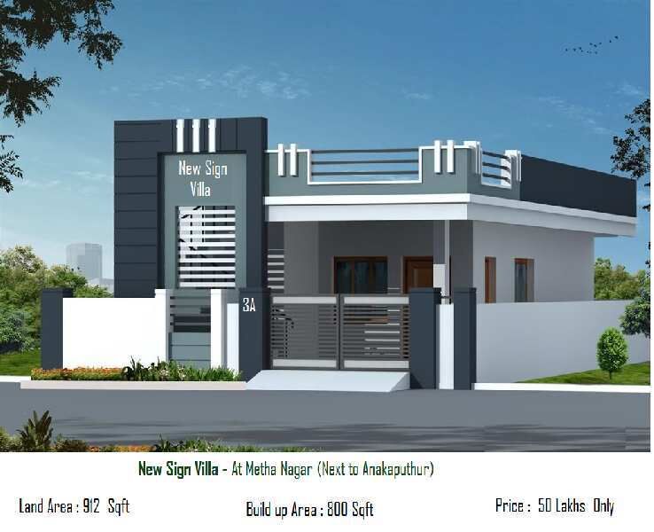 2 BHK House 912 Sq.ft. for Sale in Anakaputhur, Chennai